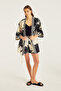 Patterned Linen Kimono