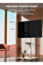 Rolling TV Floor Stand for 26 to 70 inch TVs with 1-Shelf Storage Base,Portable Mobile Cart Wheels - 3