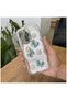 Xiaomi Redmi Note 10 Compatible Case Zebana Floral Silicone Case Green