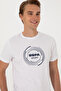 Men's Regular Fit Crew Neck White T-Shirt 50300261-Vr013 - 2