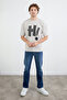 Hi Printed Crew Neck T-Shirt - 3