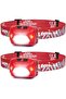 Headlights, LED Headlamps, High Brightness, Battery Operated, Spot/Wide Beam Switching/Red Sub - 2