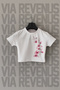 Floral Printed Slim Fit Cotton Crop