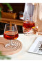 6-Pieces 480 ml Flat Diamond Glass High Foot Juice Cup - 5