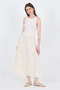 Natural 100% Cotton Muslin Midi Skirt 7038
