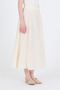 Natural 100% Cotton Muslin Midi Skirt 7038 - 5