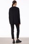 Fabric Garnished Rayon Blouse Black - 4