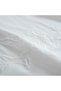 Paye Battal Size Duvet Cover Set 100% Organic Cotton Percal Embroidered Lace Cream 240X220 cm - 5
