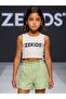 Girl's Cotton Elastic Waist Shorts - 4