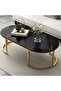 Modern Design Luxury Coffee Table Living Room Tea Table Home Furniture 100*50*45 Cm - 3