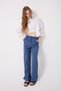 Women's Linen Blend Palazzo Long Leg Loose Cut Trousers 1607 - 4