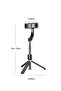 Multi-function Bluetooth Mobile Phone Selfie Stick Gimbal Single-axis Anti-shake Tripod - 7