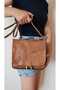 Genuine Leather Unisex Bag (24cm X 23cm)