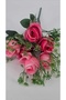 Candy Pink Multi-Layered 6-Headed Rose Home Decor S Cobalt Vase Ornament Teachers' Day - 2