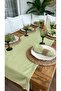 Pearl Velvet Textured Stain-Resistant Pistachio Green Runner 1 Piece - 3