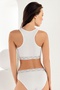 Women's Rubber Detailed Sports Bralet and Athlete Set - 2