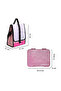 6&4 Convertible Bento Lunch Box w/ Lunch Bag-Glitter Pink - 8