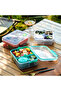 3/4/5 Convertible 1650ml Bento Lunch Box w/ Lunch Bag-Green - 7
