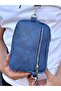 Genuine Leather - with Strap - Zippered - Crossbody Crossbody Bag 1008 - 4