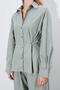 Women's Çağla Waist Button Detailed Shirt - 5