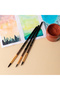 EC404 Brush Set Round Squirrel Hair – Ideal for Watercolor and Sketching - 4