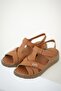 Toronto Women's Genuine Leather Sandals Brown - 3