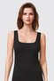 7033 Square Collar Cotton Laser Cut Undershirt