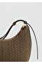 Logo Pattern Jacquard Shoulder Bag - 7
