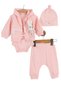 100% Customer Satisfaction Organic Cotton 3-Piece Baby Girl Newborn Hospital Release - 3
