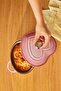 Love Cast Iron Enamelled Pot Pink 18 cm - 7
