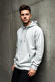 Gray Melange Regular/Normal Fit Hooded Fleece/Warm Sweatshirt Tmnaw20Sw0163