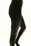 Women's Black Shiny High Waist Slim Leg Lycra Tights