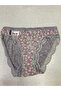 Pack of 12 Women's Patterned Lace Leg Bikini Panties Assortment Kilot - 2