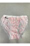 Pack of 12 Women's Patterned Lace Leg Bikini Panties Assortment Kilot - 4