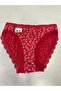 Pack of 12 Women's Patterned Lace Leg Bikini Panties Assortment Kilot - 6