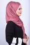 Women's Pink Combed Cotton 3-Striped Ready-Made Shawl - 3
