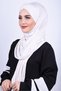 شال نسائي من القطن الممشط بثلاثة خطوط من إكرو - 2