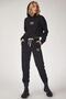 Women's Black NASA Printed Fleece Tracksuit Suit LD00022 - 2