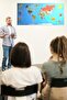 Set of 2 Atlas World Map Magnetic Adhesive-Free Wall Sticker 118 * 56 Cm - 7