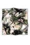 Women's Twill Silk Scarf Khaki Mink - 2