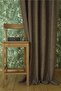 Background Curtain Linen Light Brown 1-3 Tight Pleat