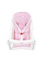High Chair Cushion - Pink Star - 2