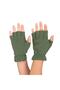 Gloves Fleece Cut-Toe Khaki Color
