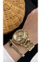 Women's Gold Steel Stone-Studded Analog Classic Wristwatch (Bracelet Not Included) - 2