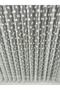 Tulle Curtain with Star Pattern, Quality Curtain, Shipped on the Same Day! 1X3 Dense Pleated - 4