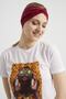 Burgundy Cherry, Boutique Design Women's Bandana Hair Band, Extra Soft, Flexible, Natural, Combed Cotton