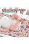 Baby Diaper Changing Mat 35X65Cm Washable Waterproof Care Pad Cover with Duck Design 2 Pieces - 2