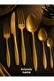 Gold Dine 90 Piece Spoon Set (Matte Gold) - 2