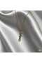 Gold Color Love Themed Hugging Darling Pendant Couple Necklace - 4