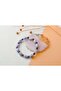 Certified Special Design Aquamarine Amethyst Natural Stone Bracelet - 4